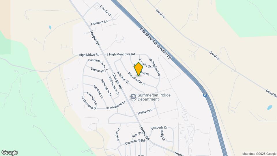 6950 Manchester St Map and Location Details