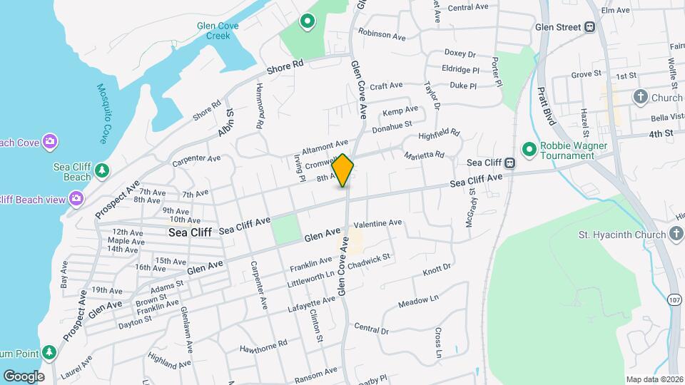 4 Sea Cliff Ave Map and Location Details