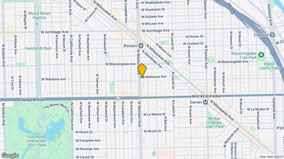 Bucktown Gateway Map and Location Details