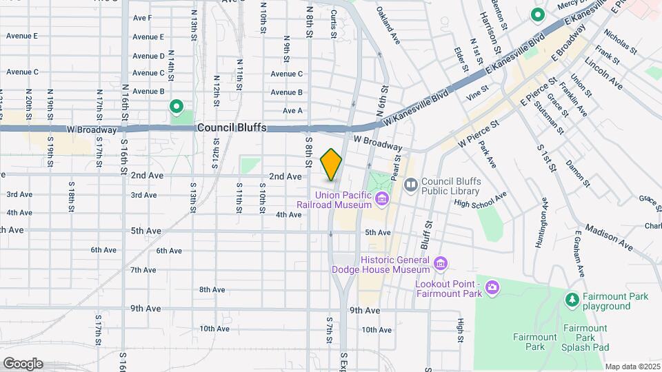 136 S 7th St Map and Location Details