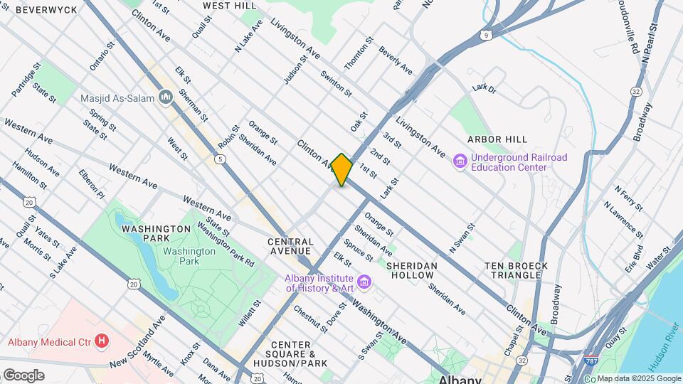 333 Orange St Map and Location Details