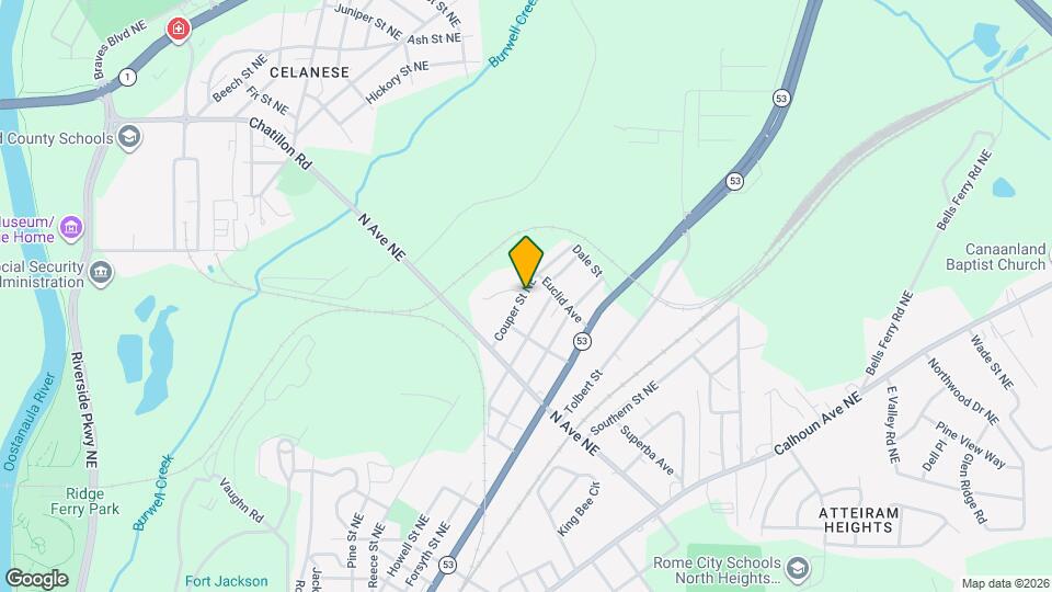 224 Couper St NE Map and Location Details