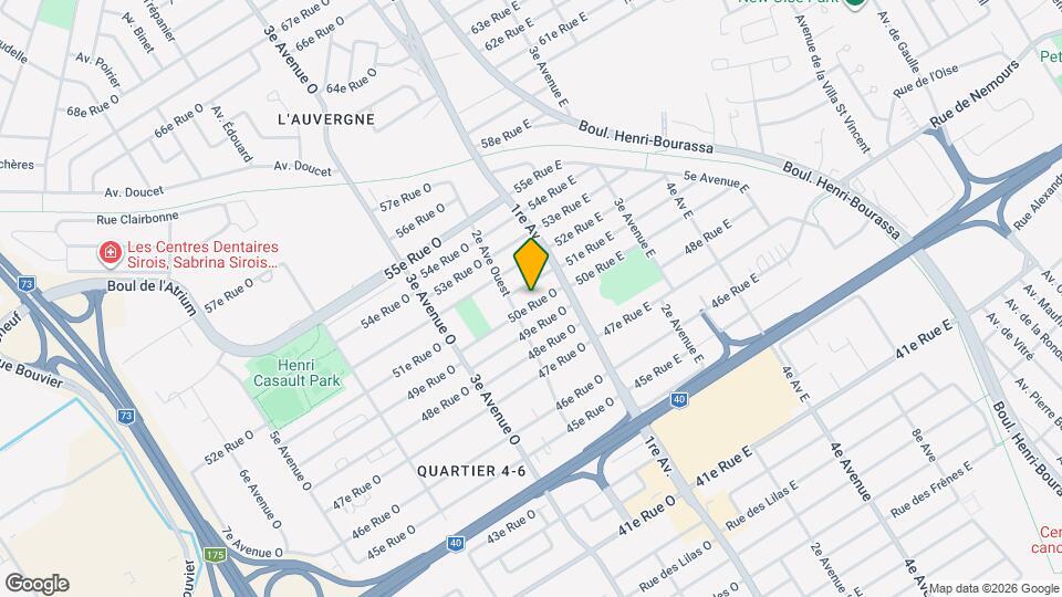 161 50E Rue O Map and Location Details