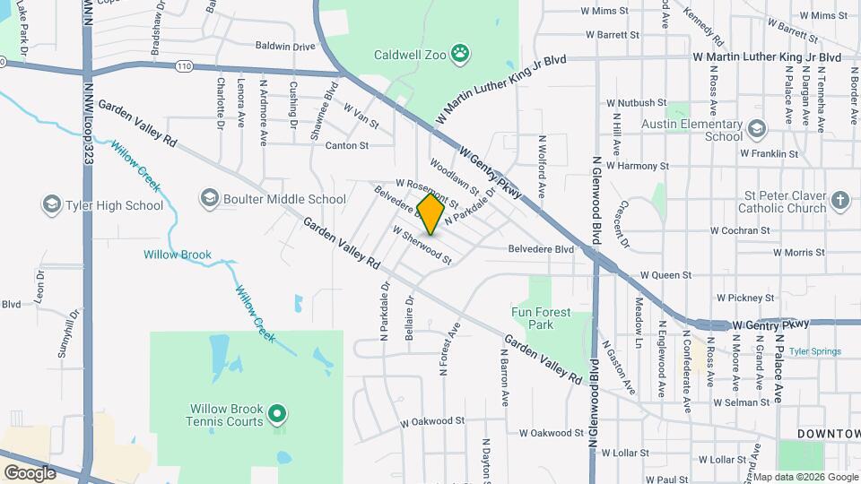 2403 W Sherwood St Map and Location Details