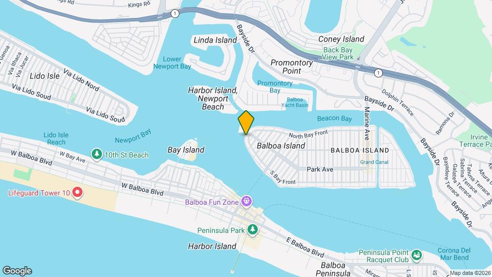 112 S Bay Front Map and Location Details