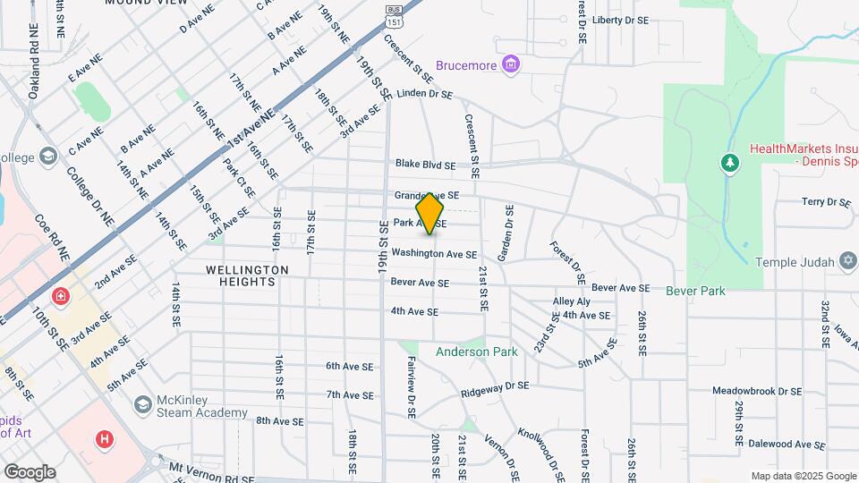 361 20th St SE Map and Location Details