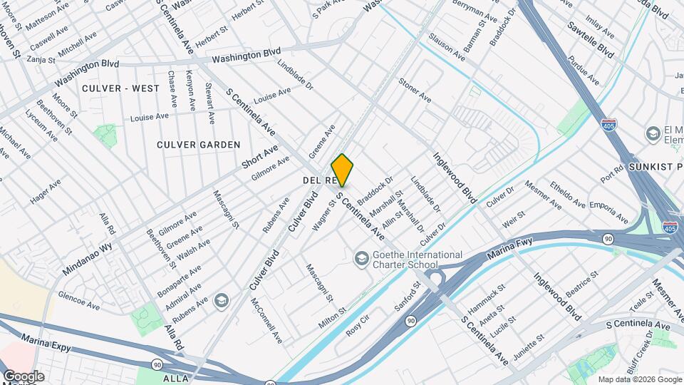 4706 S Centinela Ave Map and Location Details