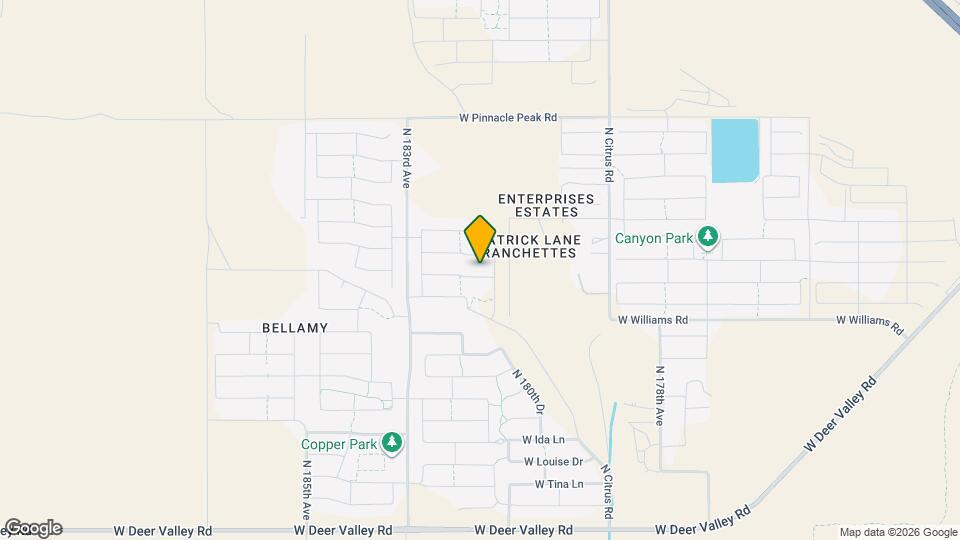 18148 W Daley Ln Map and Location Details
