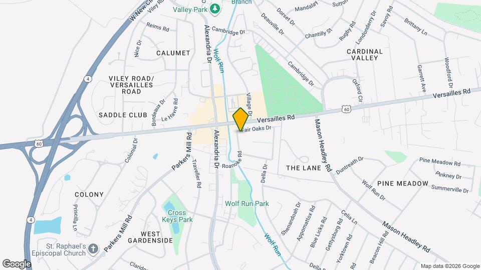 1503 Roanoke Rd Map and Location Details