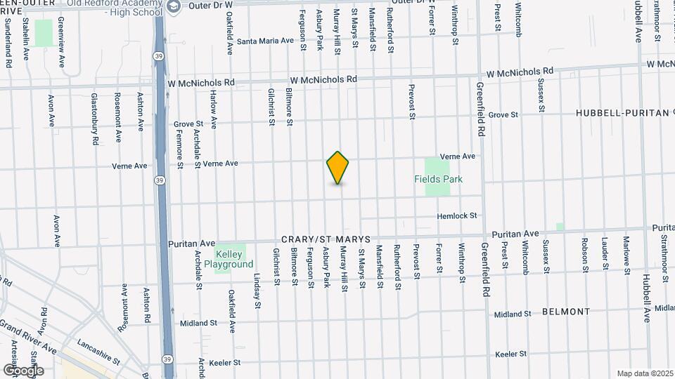 16525 Murray Hill St Map and Location Details