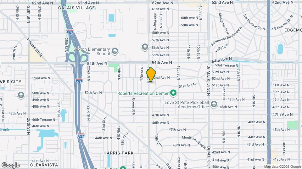 5115 16th St N Map and Location Details