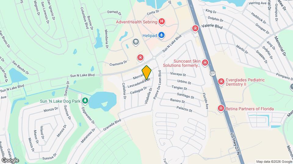 4525 Leucadendra Dr Map and Location Details