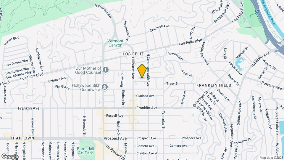 4425 Price St Map and Location Details