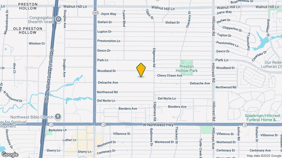 6307 Deloache Ave Mapa y Detalles de la Ubicación