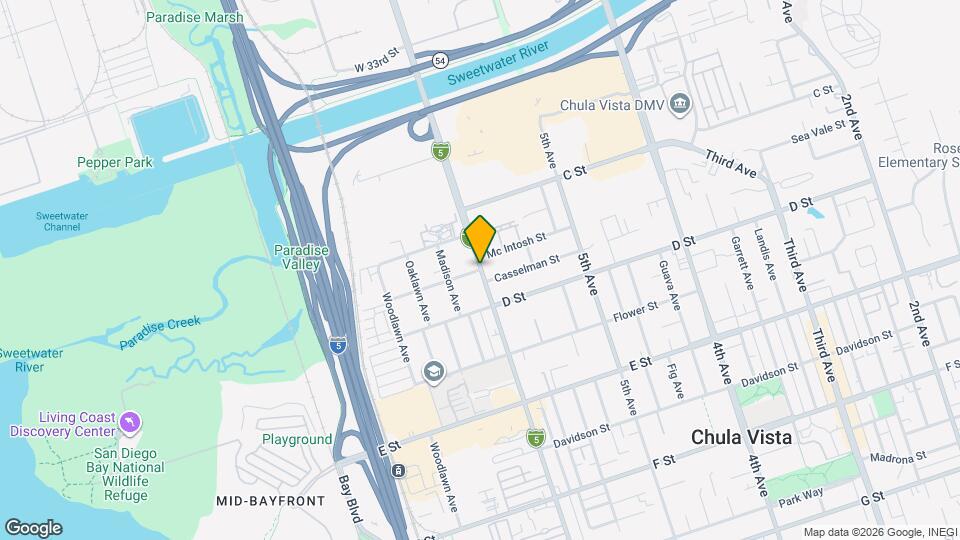 574-576 Chula Vista St Map and Location Details
