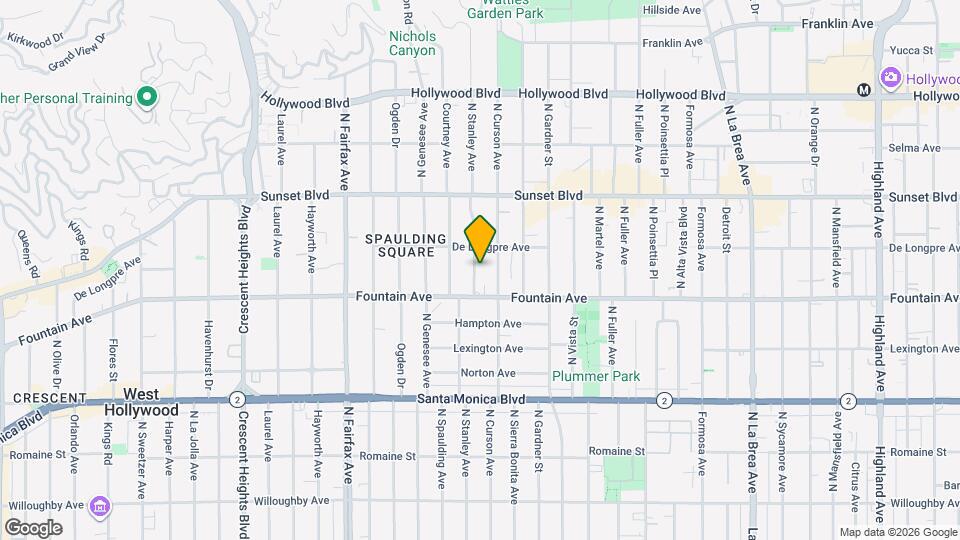 1328-1334 N Stanley Ave Mapa y Detalles de la Ubicación