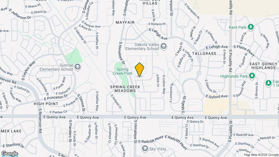 4083 S Kirk Way Map and Location Details