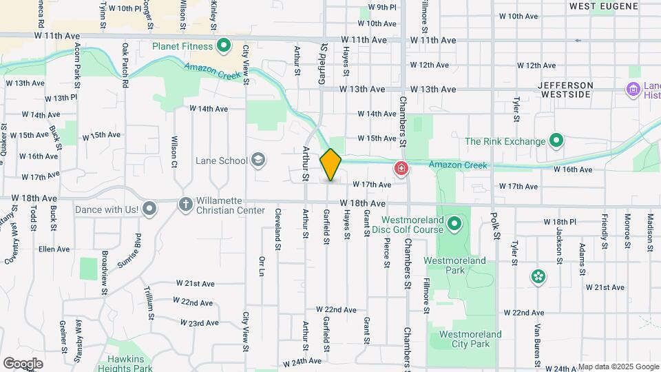 1990 W 17th Ave Map and Location Details