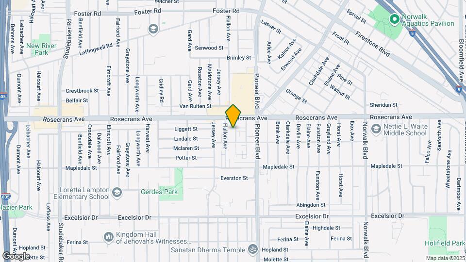 14335 Alburtis Ave Map and Location Details