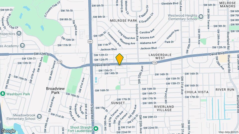 3627-3631 SW 13th Ct Map and Location Details