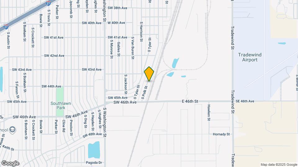 4329 S Polk St Map and Location Details