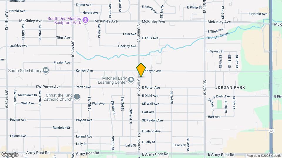 5501 S Union St Map and Location Details