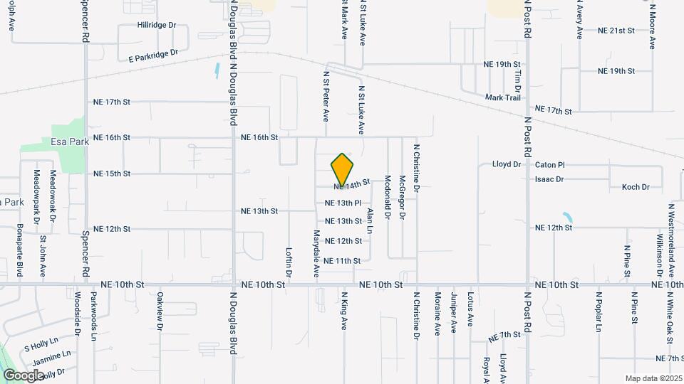 9404 NE 14th St Map and Location Details