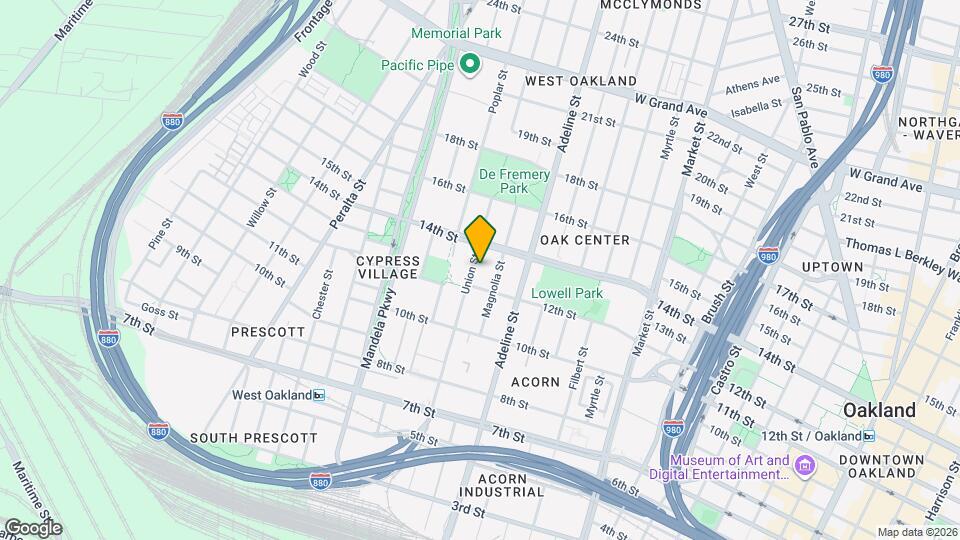 1234 Union St Mapa y Detalles de la Ubicación