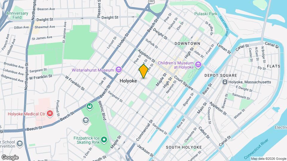 232 Elm St, Unit Apt 2 Map and Location Details