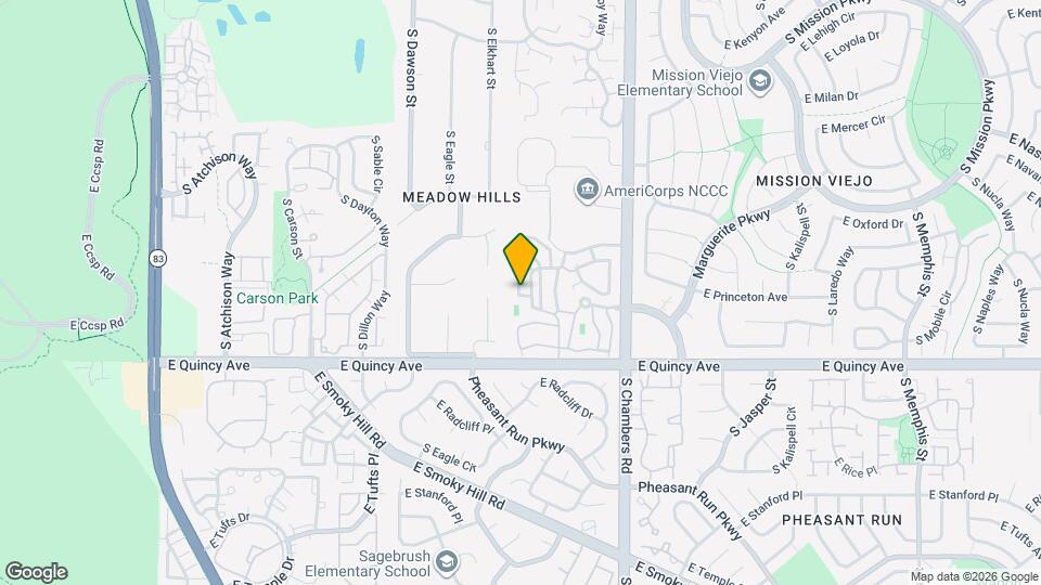 4170 S Fraser Cir, Unit A Map and Location Details