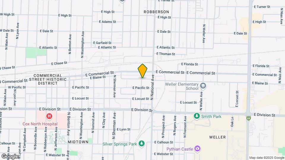 1100 E Blaine St Map and Location Details