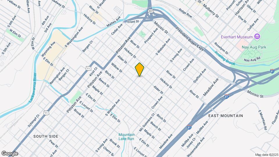 611 S Webster Ave Map and Location Details