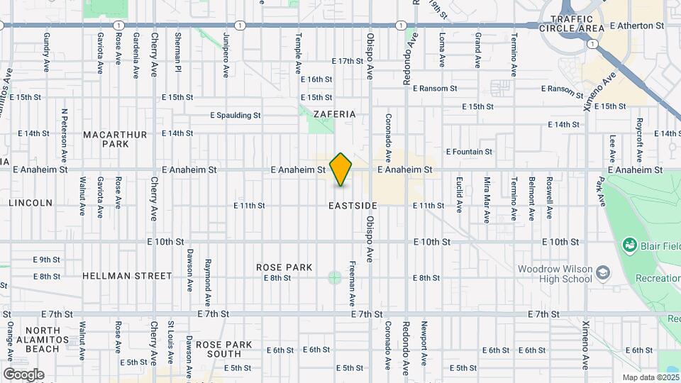 1136 Orizaba Ave Mapa y Detalles de la Ubicación