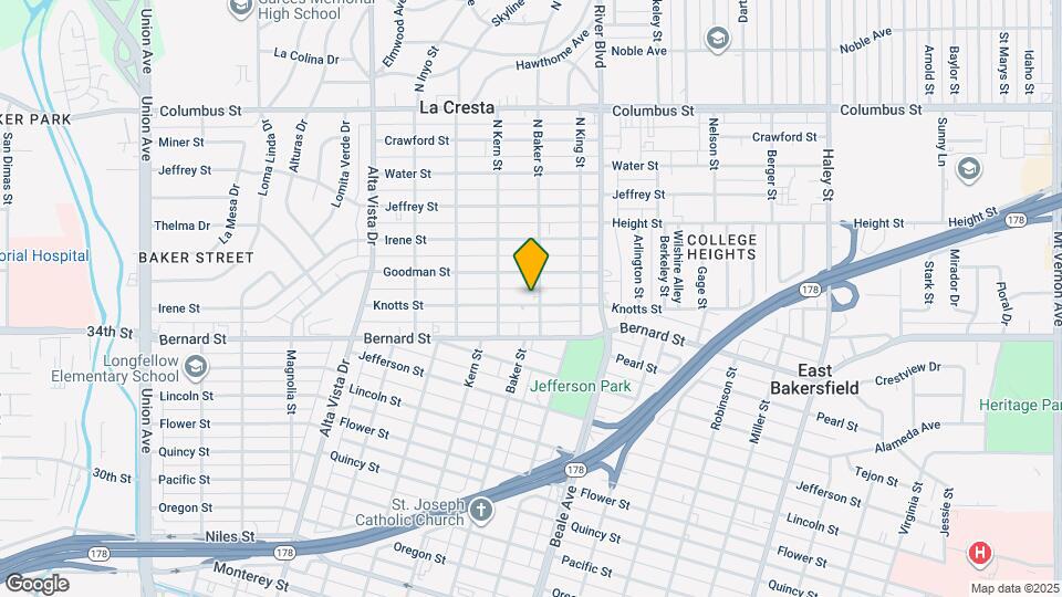 624 Knotts St Map and Location Details