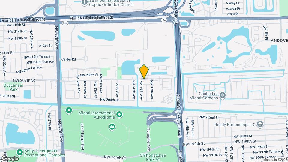 1852 NW 207th St, Unit A1 Map and Location Details