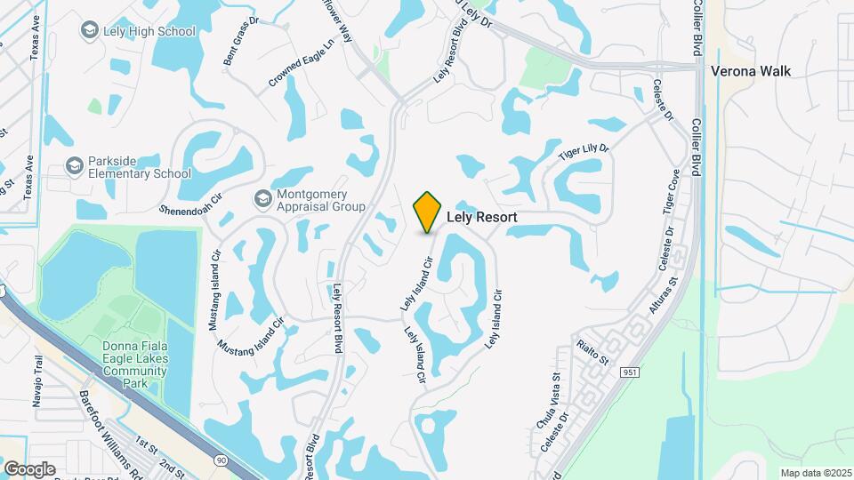 8900 Lely Island Cir Map and Location Details
