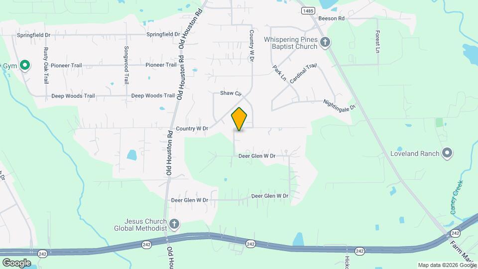 15661 Deer Glen Ln Map and Location Details