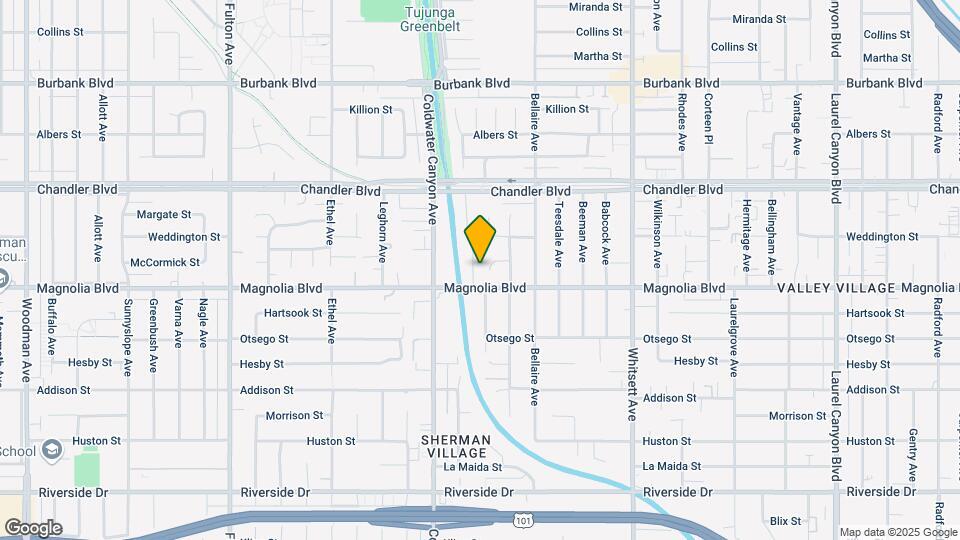 5218 Goodland Ave Map and Location Details