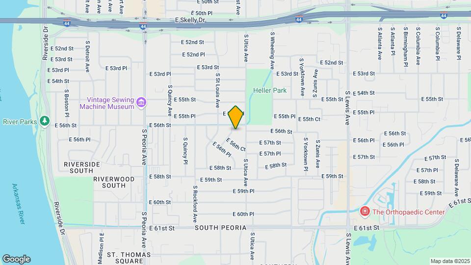 5611 S Trenton Ave Map and Location Details