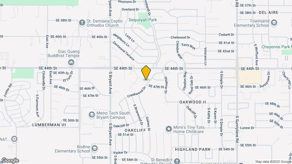 4717 Creekwood Dr Map and Location Details