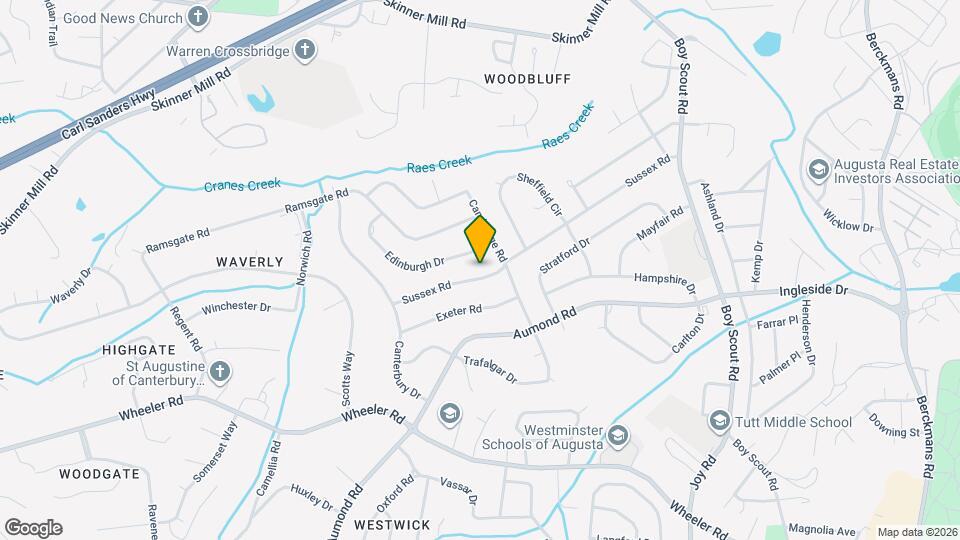 3105 Sussex Rd Map and Location Details