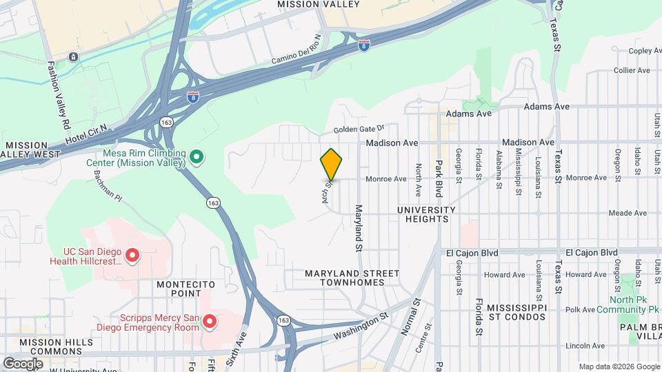 4465 Arch St Map and Location Details