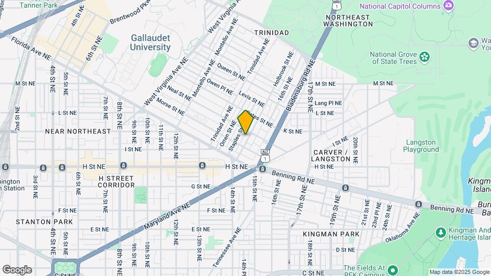 1216 Holbrook St NE Map and Location Details