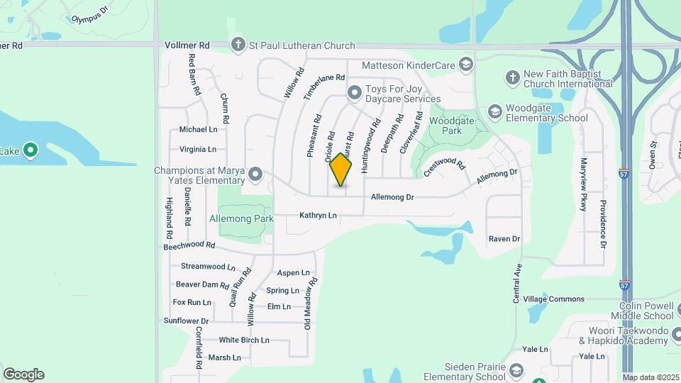 5924 Allemong Dr Map and Location Details