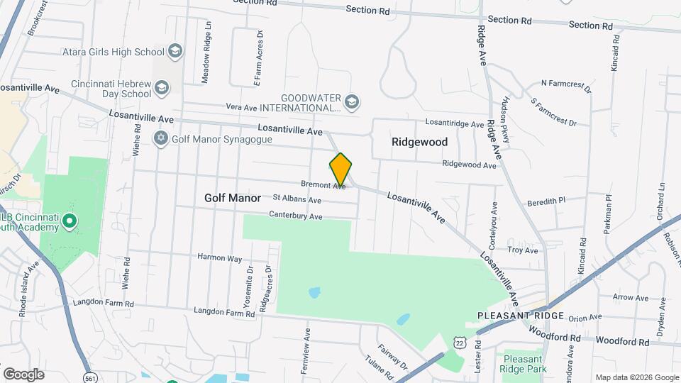2631 Bremont Ave, Unit 2 Mapa y Detalles de la Ubicación