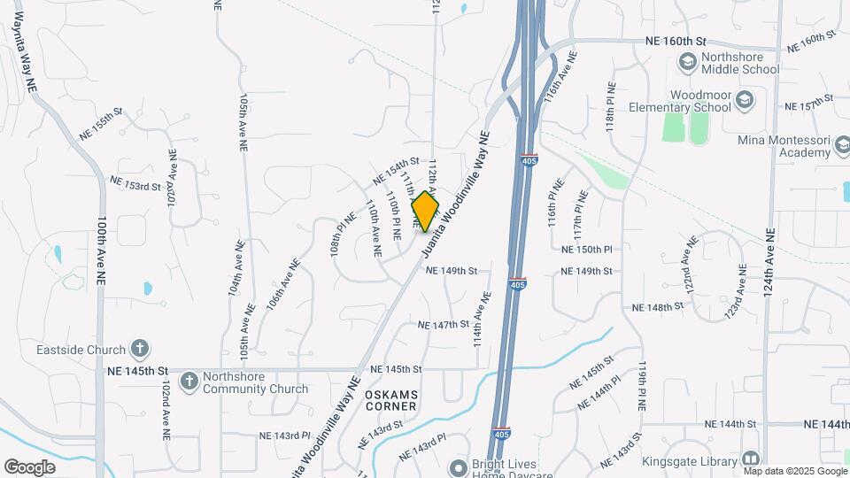 15102 111th Ave NE Map and Location Details