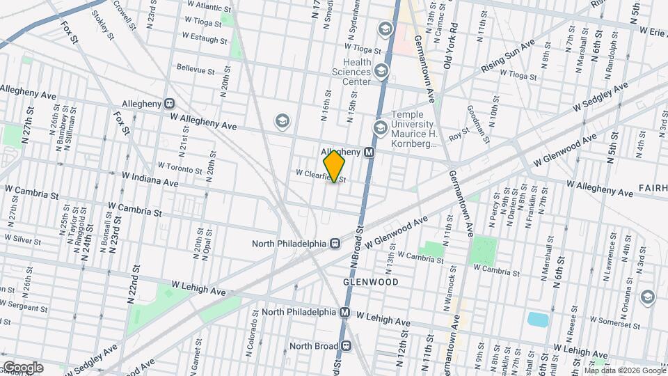 3042 N 15th St Map and Location Details