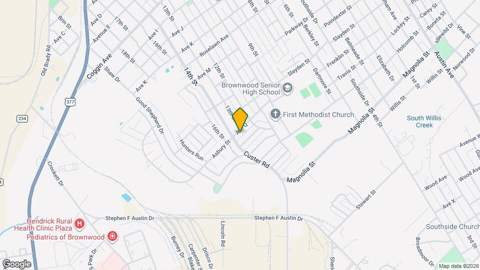 2412 Asbury St Map and Location Details