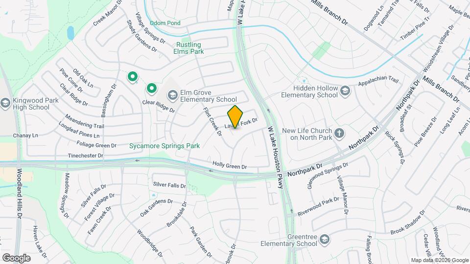 4110 Garden Springs Dr Map and Location Details
