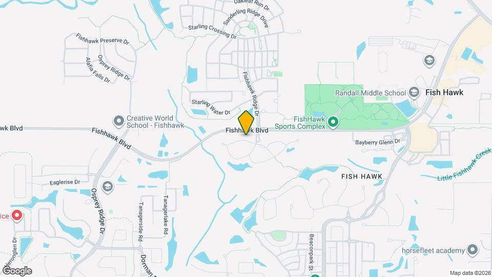 15776 Fishhawk Falls Dr Map and Location Details